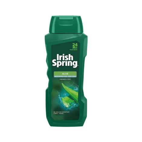 Irish Spring Aloe Moisturizing Face & Body Wash 532ml