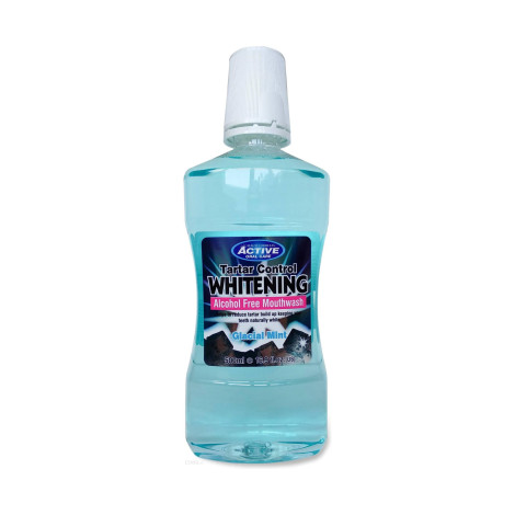 Beauty Formulas Tartar Control Whitening Alcohol Free Mouthwash With Glacial Mint 500ml