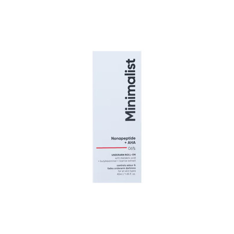 Minimalist Nonapeptide + AHA 6% Underarm Roll-On 40ml
