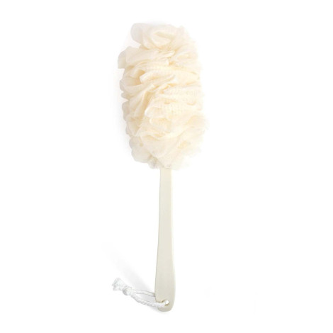 Long Handle Body Bath Brush - Cream