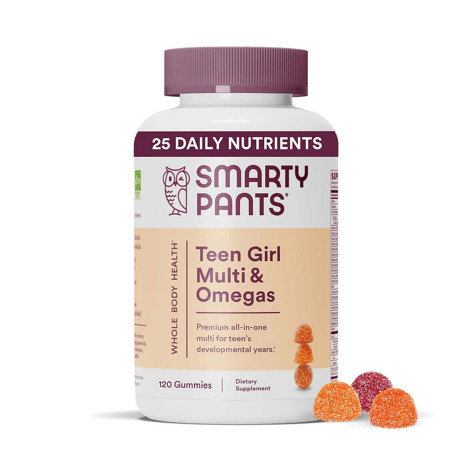 SmartyPants Teen Girl Multi & Omegas – 120 Gummies