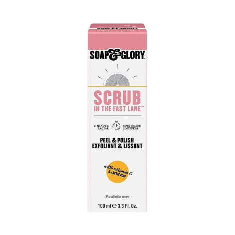 Soap & Glory Scrub In The Fast Lane Peel & Polsih Exfoliant & Lissant