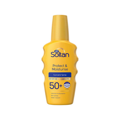 Boots Soltan Protect & Moisturise Suncare Spray SPF50+ 200ml