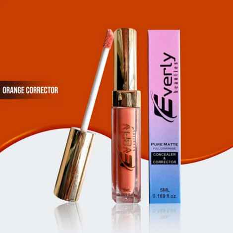 Everly Beauties Pure Matte Full Coverage Concealer & Corrector - Orange Corrector