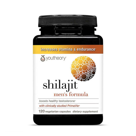 Youtheory Men’s Shilajit 500mg – 120 Capsules