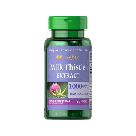Puritan’s Pride Milk Thistle Extract 1000mg 90 Softgels