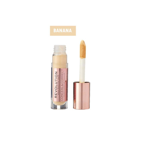 Makeup Revolution - Conceal & DefineLiquid Concealer - Banana