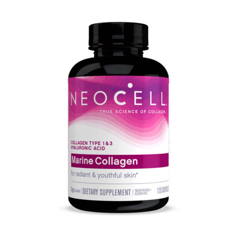 Neocell Marine Collagen, 120ct Collagen Pills with Hyaluronic Acid