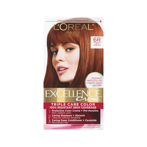 Loreal Hair Colour Excellence - 6R Light Auburn
