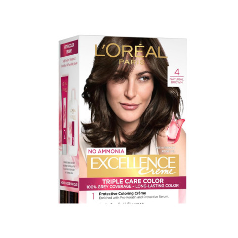 Loreal Hair Colour Excellence - 4 Natural Brown