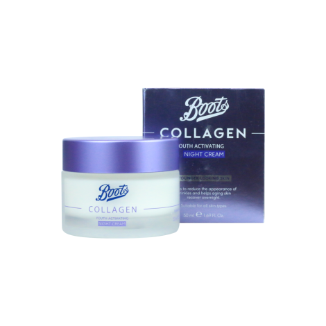 Boots Collagen Youth Activaing Night Cream 50ml