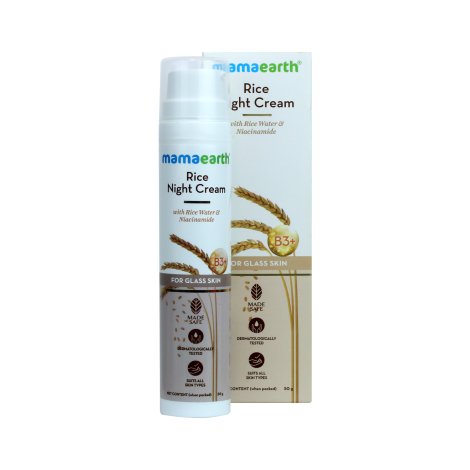 Mama Earth Rice Night Cream 50g