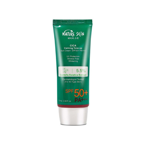 Nature Skin Cica Calming Tone Up Sun Cream SPF50+ PA+++ 72ml