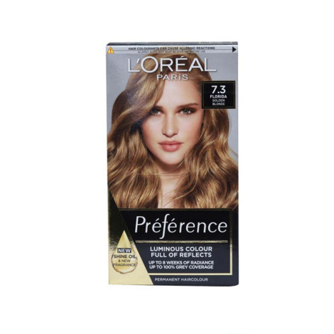 Loreal Hair Color Preference - 7.3 Florida Golden Blonde