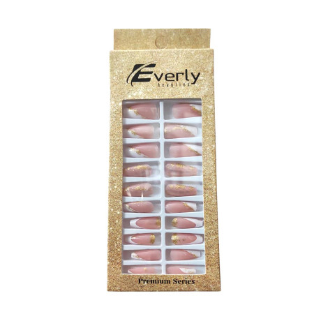 Everly Natural Fake Nails 24pcs - L105