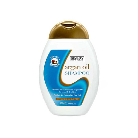 Beauty Formulas Argan Oil Shampoo 250ml