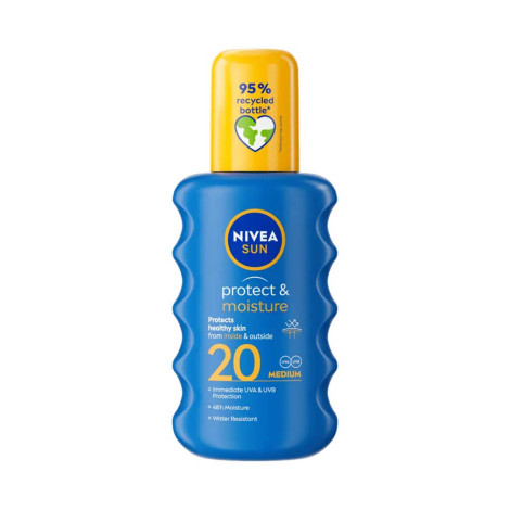 Nivea Sun Protect Moisture Pump Spray SPF20 200ml