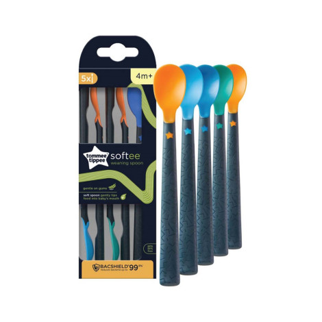 Tommee Tippee Softee Weaning Spoons 5Pcs