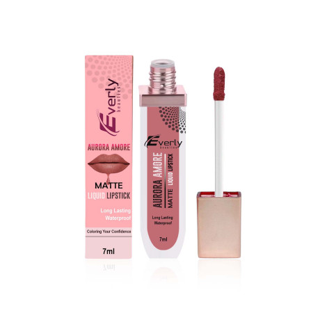Everly Beauties Aurora Matte Liquid Lipstick - Velvet Vanilla