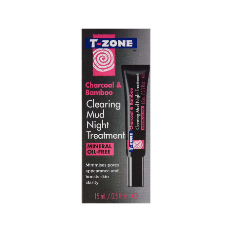 T-Zone Charcoal & Bamboo Clearing Mud Night Treatment 15ml