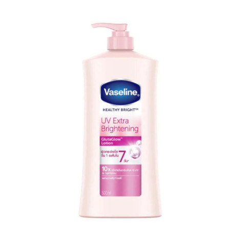 Vaseline Healthy Bright UV Extra Brightening Gluta Glow Lotion 500ml
