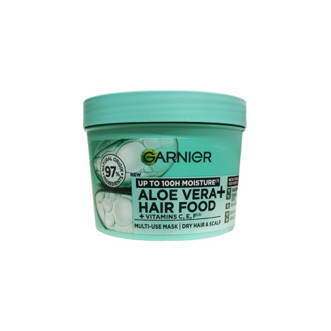 Garnier Up to 100H Moisture Aloe Vera Hair Food + Vitamin C,E,F Multi-Use Mask 400ml