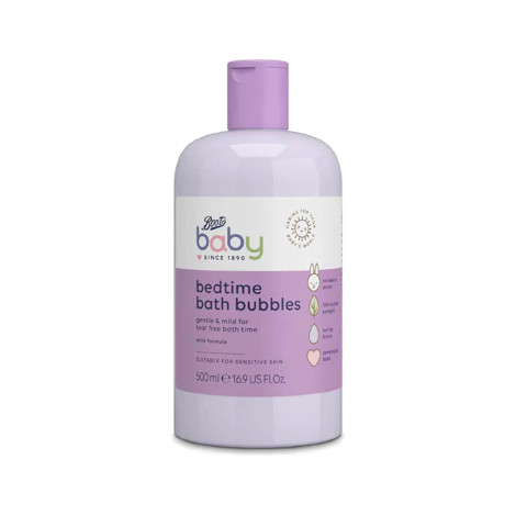 Boots Baby Bedtime Bath Bubbles 500ml