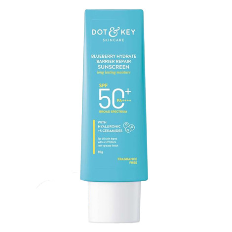 Dot & Key Blueberry Hydrate Barrier Repair Sunscreen Spf 50+ Pa++ 80gm