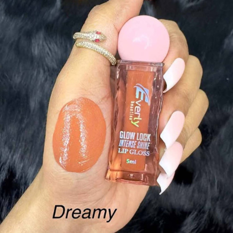 Everly Beauties Glow Lock Intense Shine Lip Gloss - Dreamy
