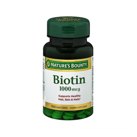 Nature’s Bounty Biotin 1000mcg 100 Tablets