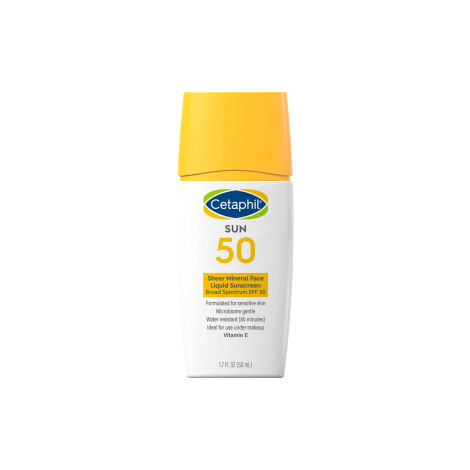 Cetaphil Sheer Mineral Face Liquid Sunscreen SPF50 50ml