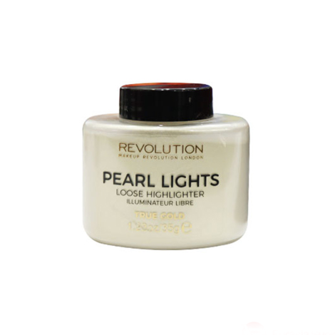 Makeup Revolution Pearl Lights Loose Highlighter 35g - True Gold