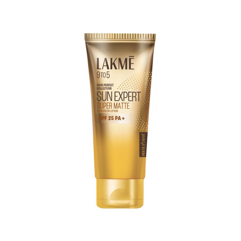 Lakme 9to5 Sun Expert Super Matte Sunscreen Lotion SPF25 PA++ 100ml
