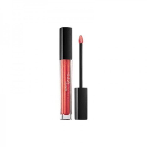 Huda Beauty Lip Strobe Metallic Lip Gloss - Saucey