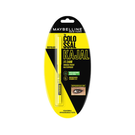 Maybelline The Colossal Kajal With Aloe Vera Deep Black 0.35g