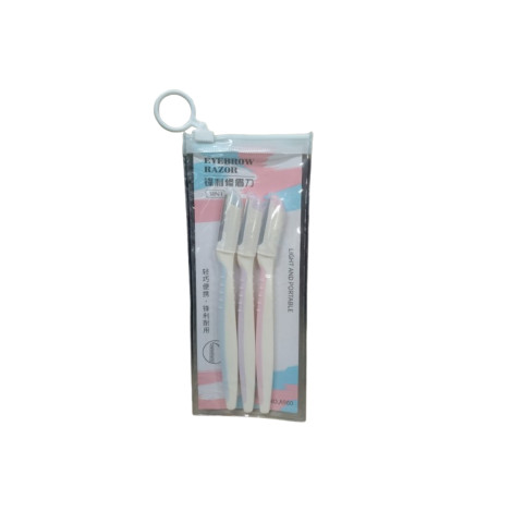 Lmltop Light & Portable Eyebrow Razor 3Pcs