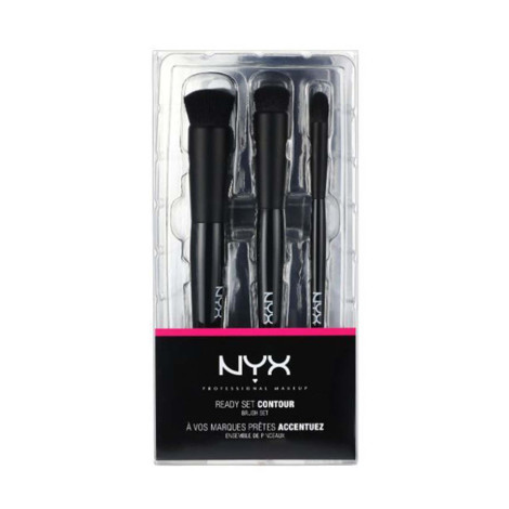 Nyx Ready Set Contour Brush Set 3Pcs
