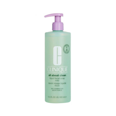 Clinique All About Clean Liquid Facial Soap Mild Dry Combination 400ml
