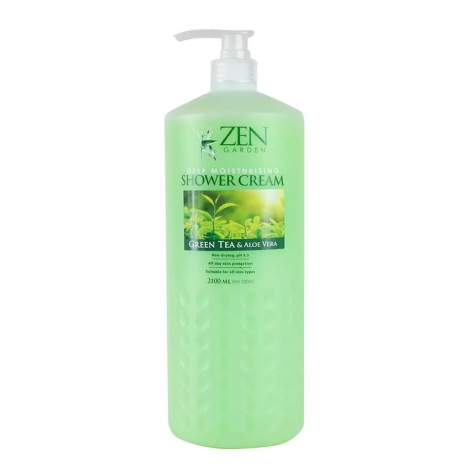 Zen Garden Green Tea & Aloe Vera Shower Cream 2100ml