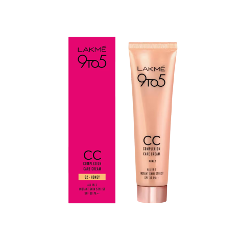 Lakme 9To5 CC Complexion Care Cream 02 - Honey