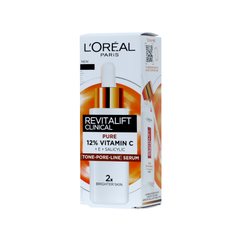 L'Oreal Revitalift Clinical Pure 12% Vitamin C Serum 30ml