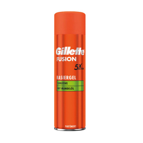 Gillette Fusion Rasiergel Sensitive Shaving Gel 200ml
