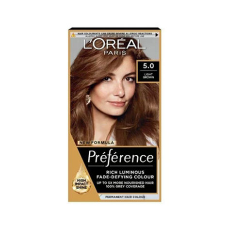 Loreal Hair Color Preference - 5.0 Light Brown