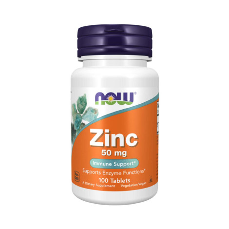NOW Zinc 50 mg 100 Tablets