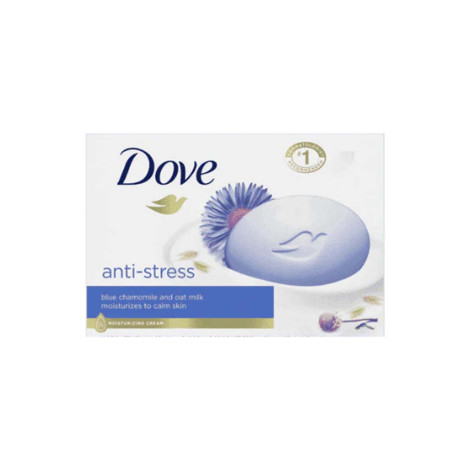 Dove Anti-Stress Blue Chamomile & Oat Milk Moisturizing Cream Bar 106g
