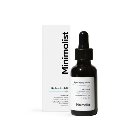 Minimalist Hyaluronic + PGA Face Serum 30ml