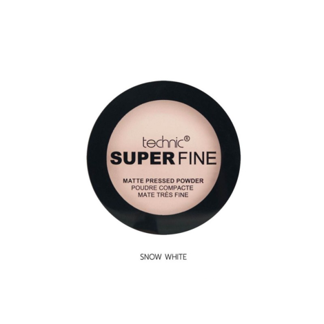 Technic Superfine Matte Pressed Powder - Snow White - 10g