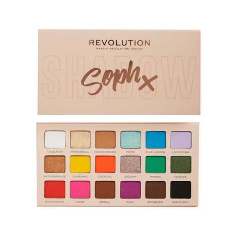 Makeup Revolution Soph X 18 Color Super Spice Eyeshadow Palette