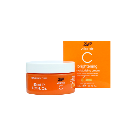 Boots Vitamin C Brightening Moisturising Cream 50ml