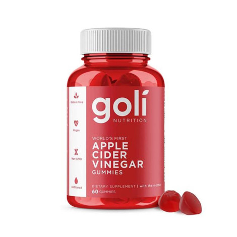Goli Nutrition Apple Cider Vinegar Gummies 60 Gummies (USA)